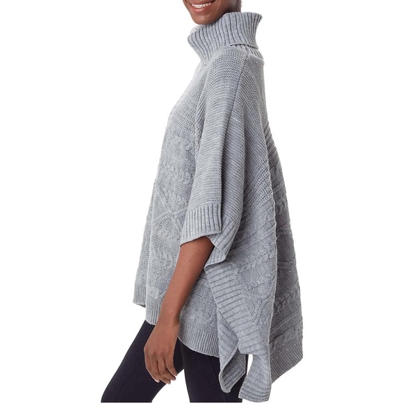 NWT Lole Inverness Cable Knit Poncho - Picture 4 of 5